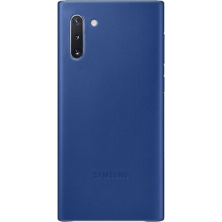 Samsung Note10 Lthr Back Cvr, Blue EF-VN970LLEGUS